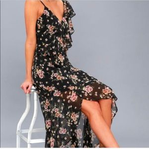 Gorgeous Lulus High Low Floral Dress!!